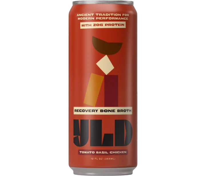 YLD Tomato Basil Chicken Recovery Bone Broth can